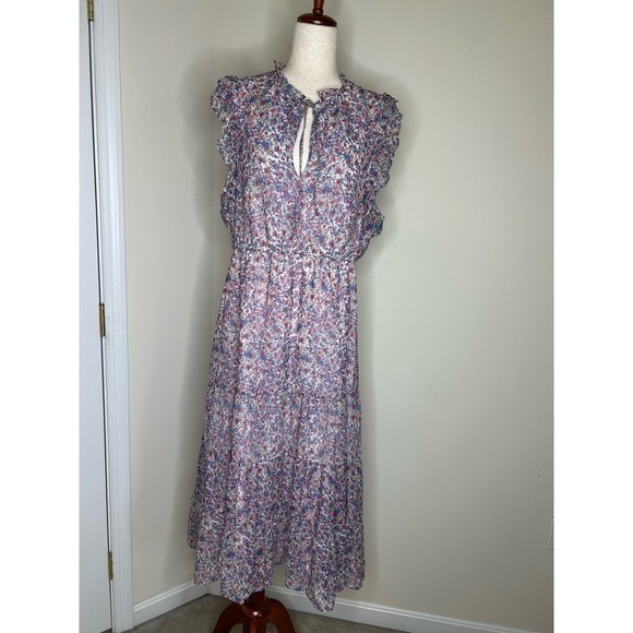 Steve Madden BB Dakota Fully Lined Floral Dress Size Large - Picture 1 of 15